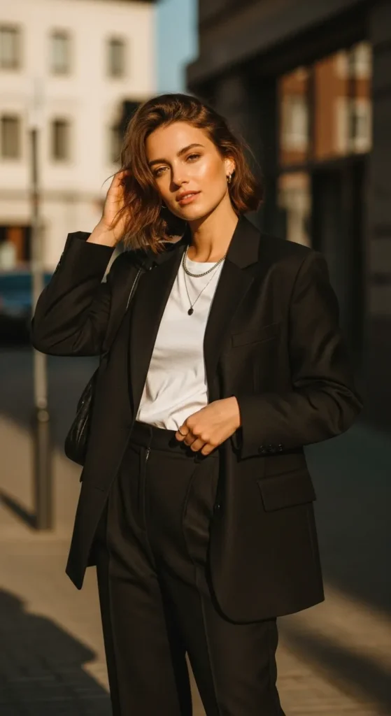 20+ Elegant Formal Outfit Ideas for Every Dressy Occasion 2 classic-black-suit