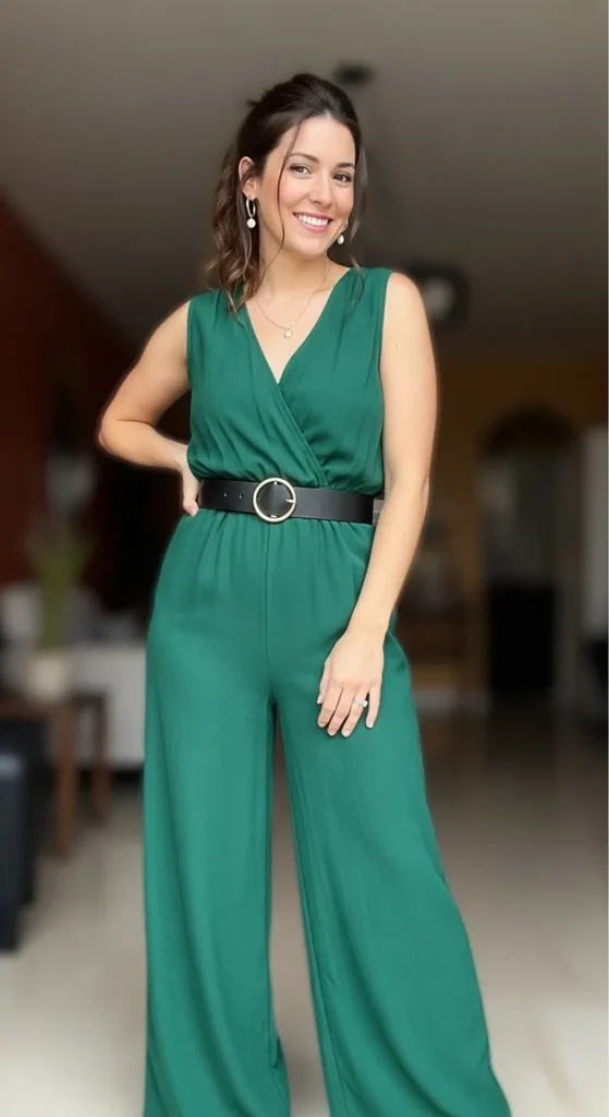 20+ Elegant Formal Outfit Ideas for Every Dressy Occasion 11 jumpsuit-with-belt