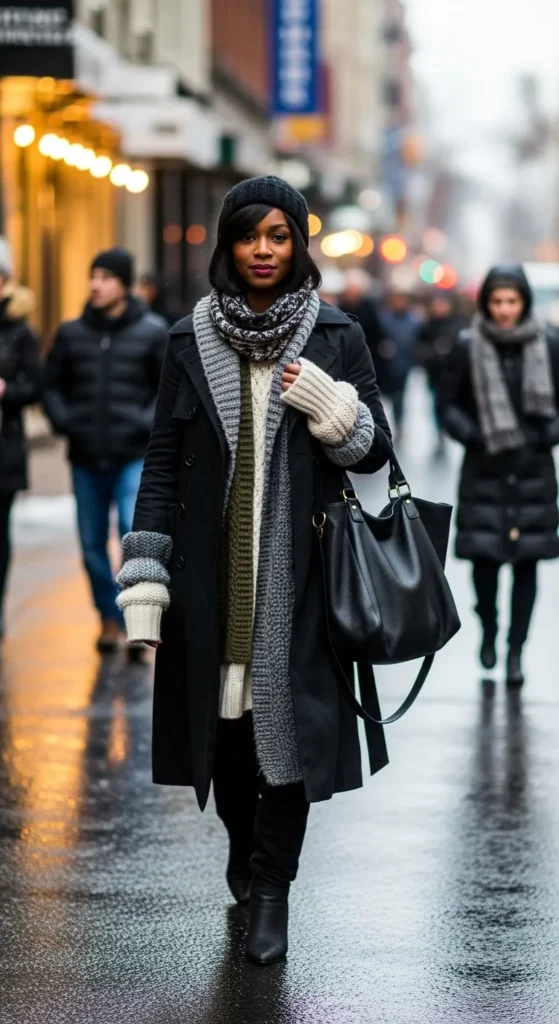 Trench-Coat-with-Layered-Sweaters