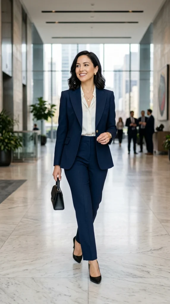 20+ Stunning Formal Outfit Ideas for a Classy and Confident Look 4 blazer-with-tailored-pants