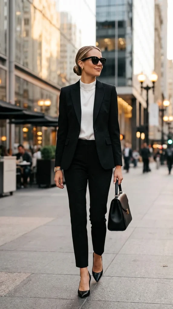 20+ Stunning Formal Outfit Ideas for a Classy and Confident Look 2 classic-black-suit