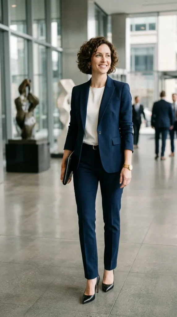 20+ Stunning Formal Outfit Ideas for a Classy and Confident Look 16 navy-suit