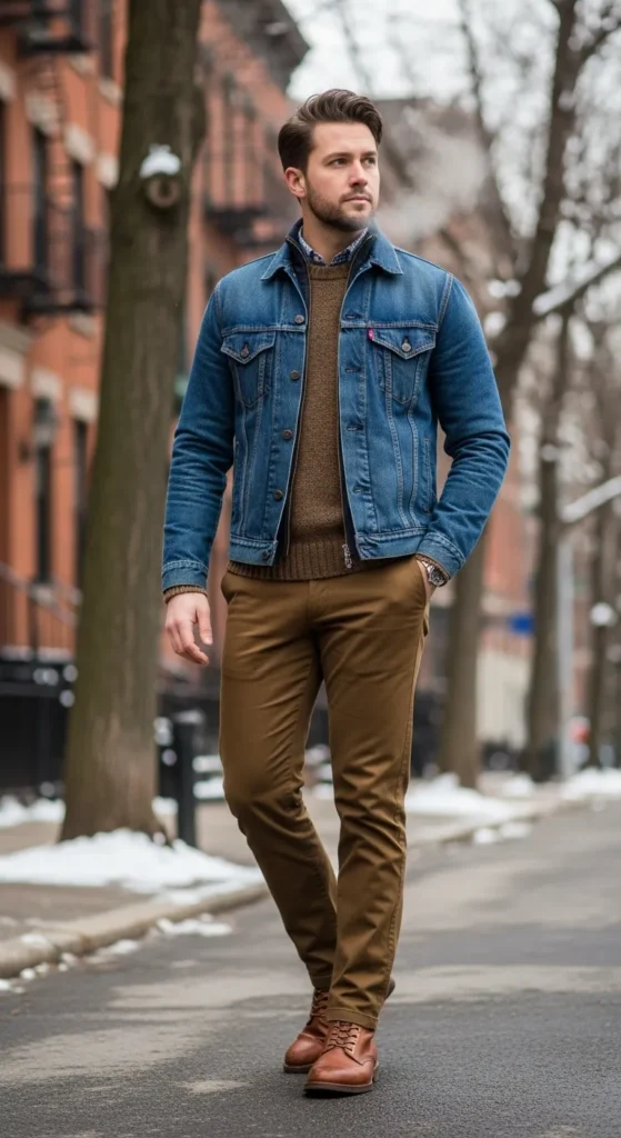 Denim-Jacket-with-Chinos