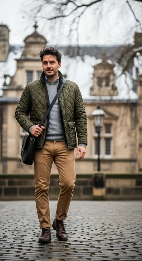 Quilted-Jacket-with-Chinos