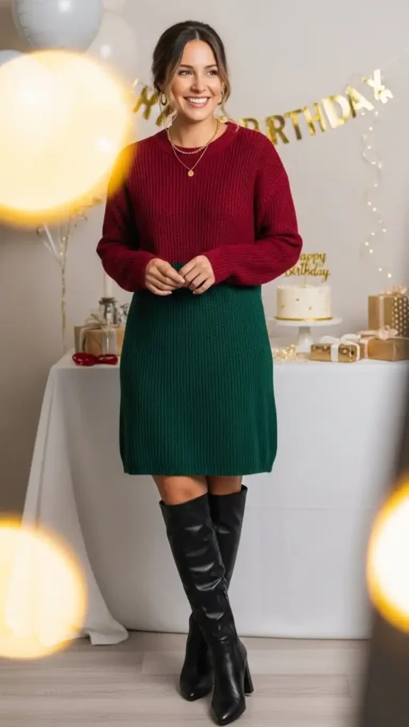 sweater-dress-with-knee-high-boots