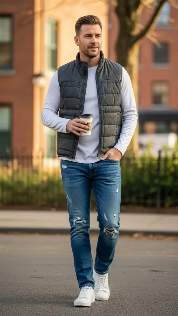 Vest-Layer-Over-Long-Sleeve-Tee