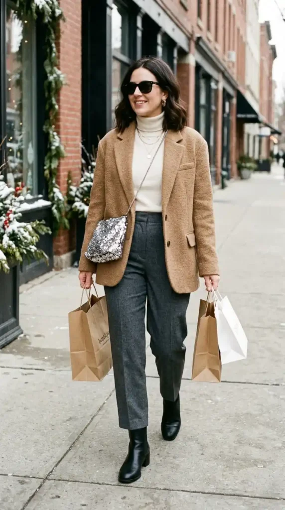 13+ New Year Casual Outfit Ideas Every Woman Needs This Winter 9 blazers-with-tailored-bottoms
