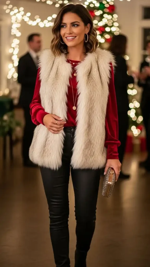 faux-fur-vest-with-long-sleeve-top