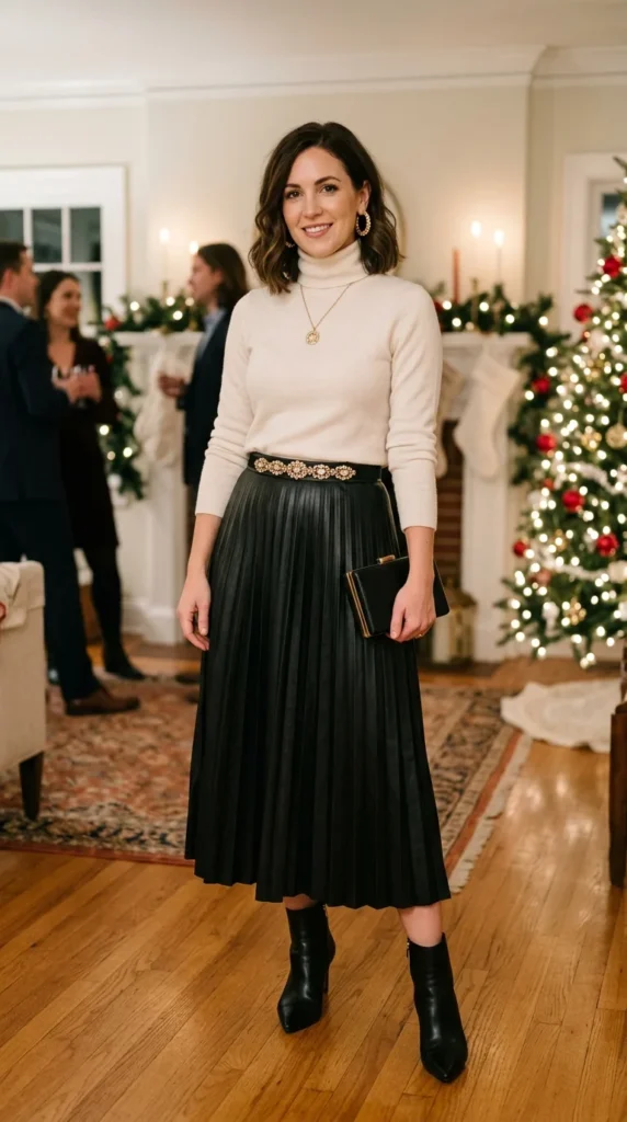 faux-leather-midi-skirt-roll-neck