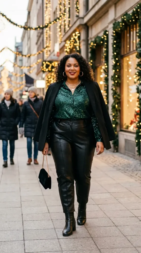 faux-leather-pants-with-sparkly-top