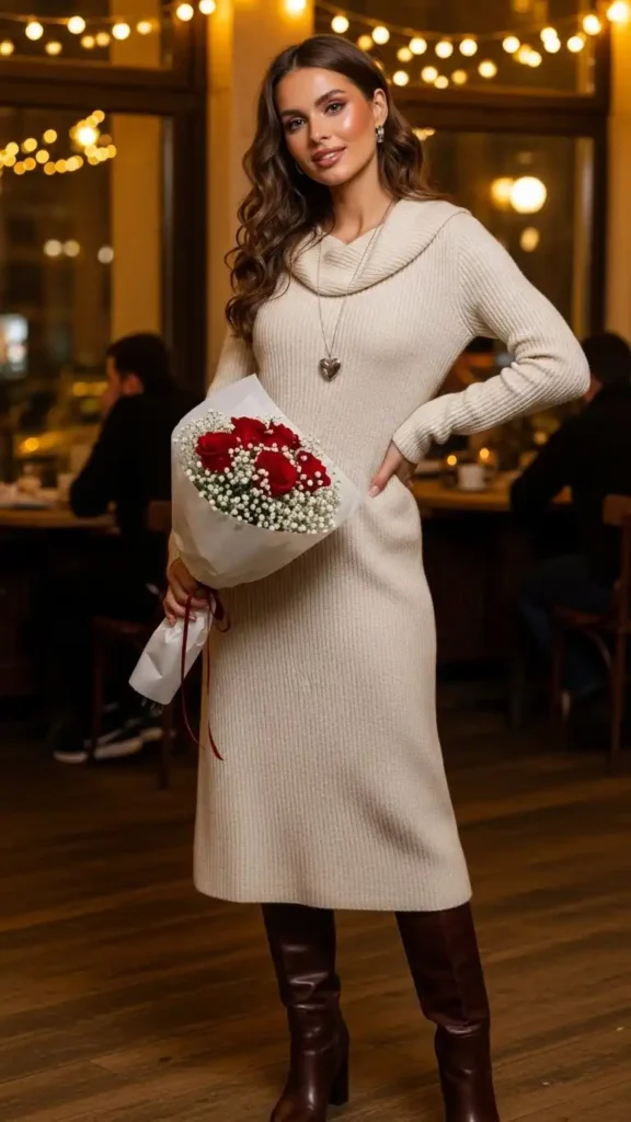 knit-dress-with-boots
