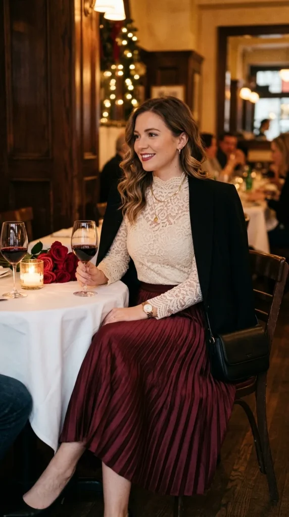 lace-top-with-pleated-skirt