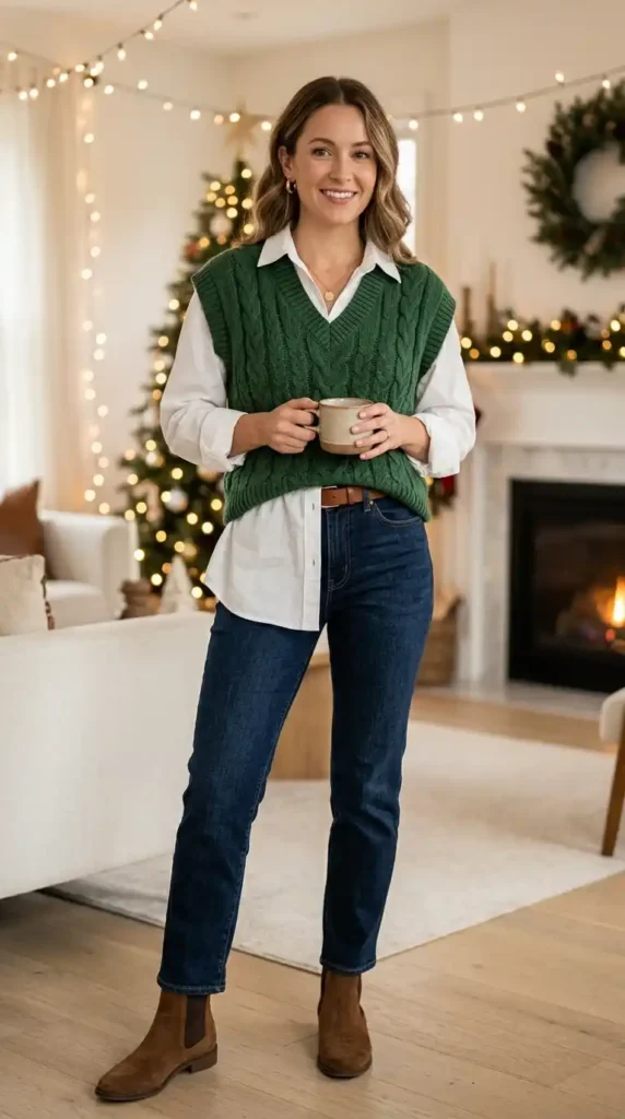 layered-shirt-with-sweater-vest