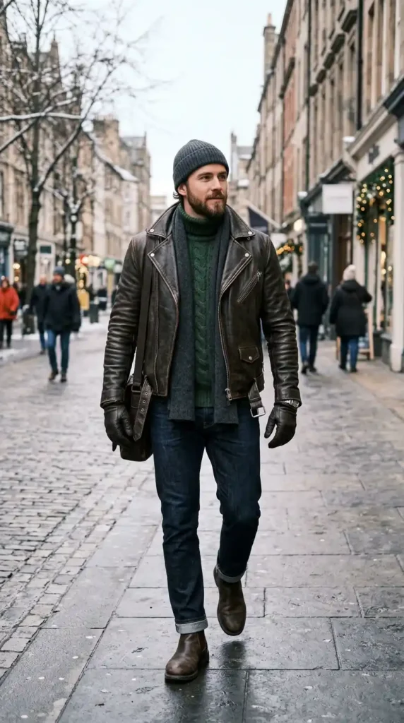 leather-jacket-with-sweater
