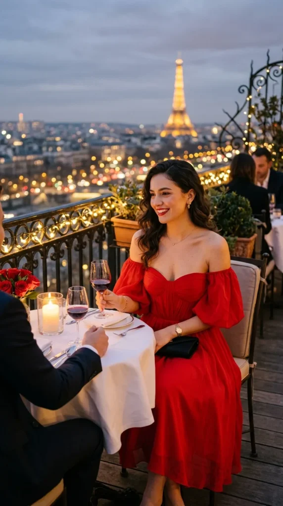 off-shoulder-red-dress