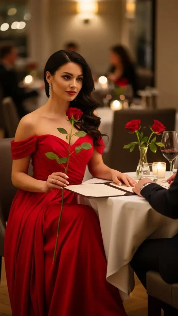off-shoulder-red-dress