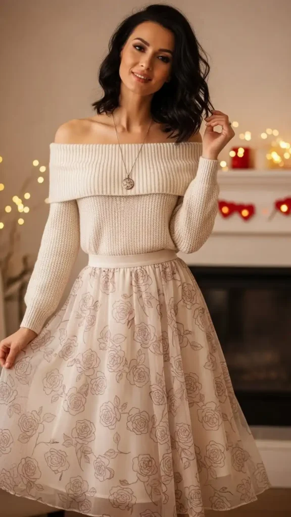 off-shoulder-sweater-with-skirt.