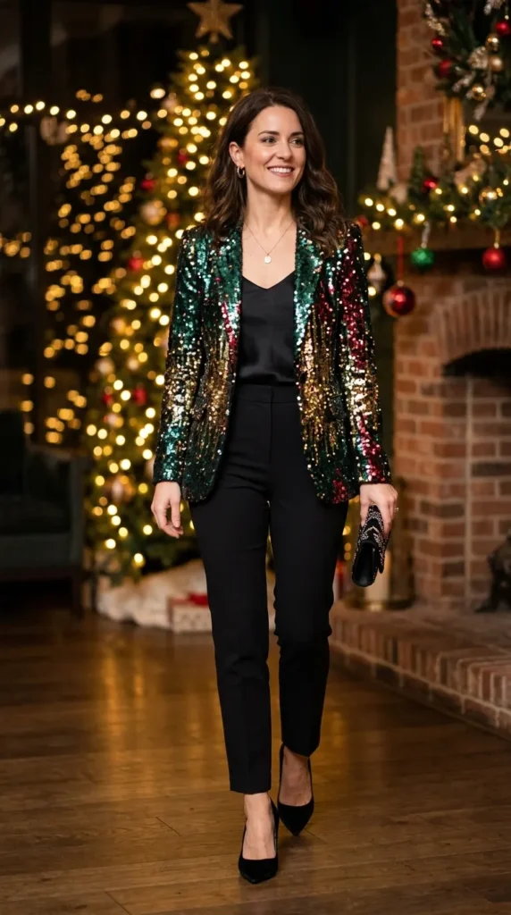 sequin-blazer-over-slim-black-trousers