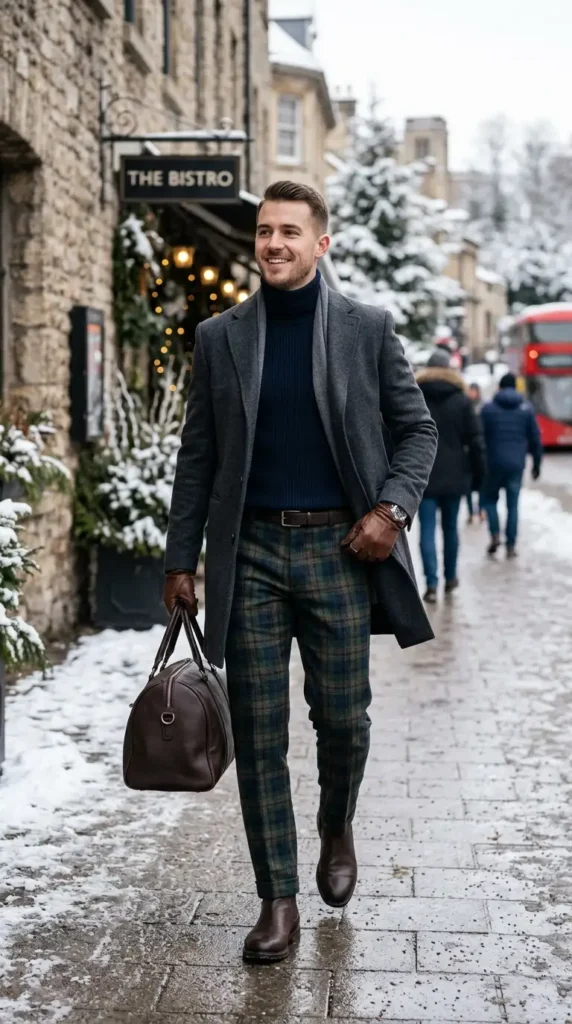 smart-turtleneck-with-checked-trousers