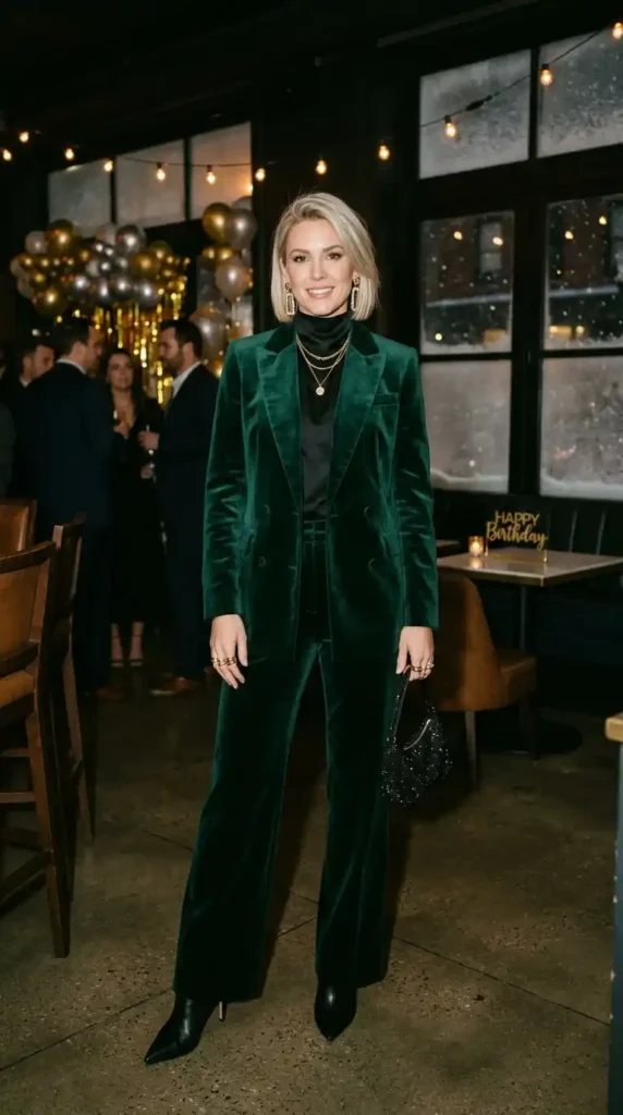 Celebrity-Approved Winter Birthday Outfits to Style for the Party 9 the-power-suit