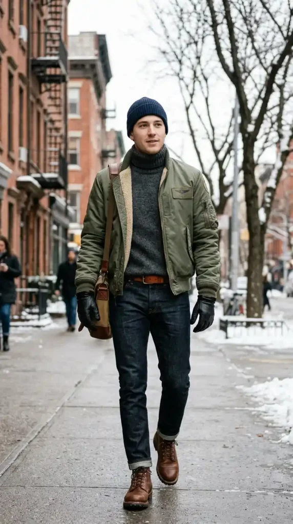 turtleneck-and-flight-coat
