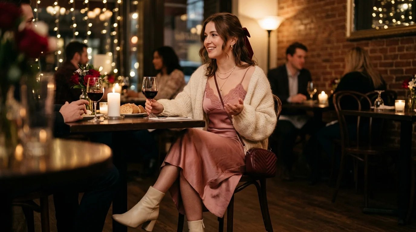 17 Cute Valentine’s Date Night Outfits for Women to Try This Year 1 17-Valentines-Date-Night-Outfits-for-Hot-Romantic-Evening