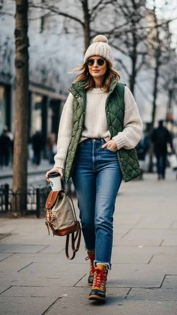 17 Trendy Winter Street Style Outfit Ideas for Women to Wear This Season 6 mountaineer-chic