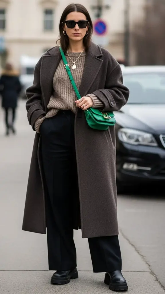 17 Trendy Winter Street Style Outfit Ideas for Women to Wear This Season 18 shearling-earmuff-statement