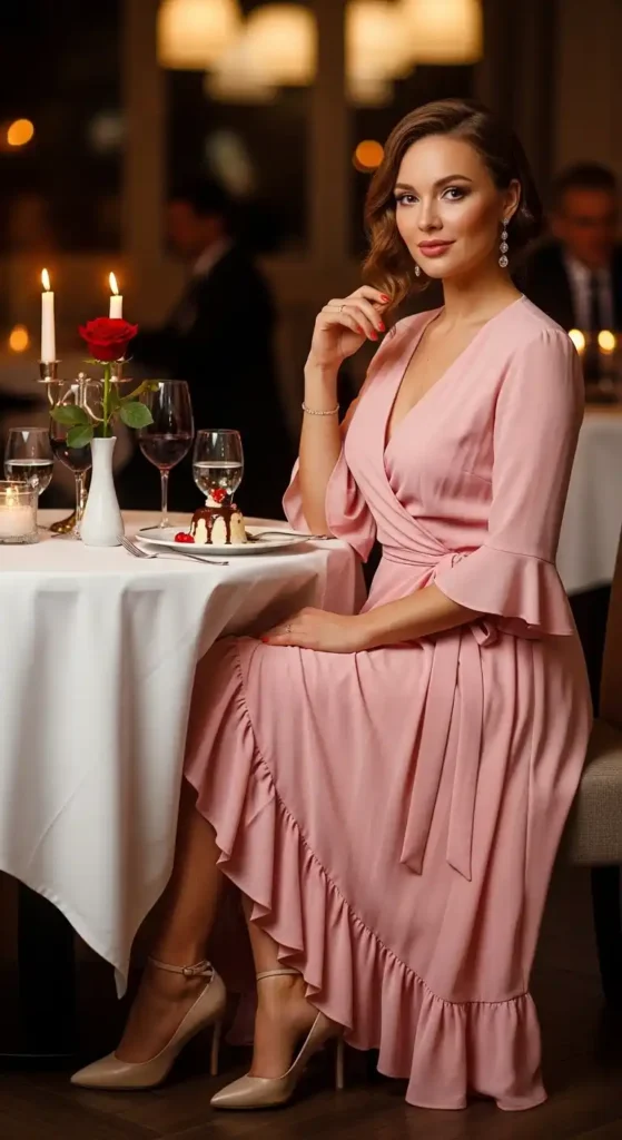 soft-pink-wrap-dress