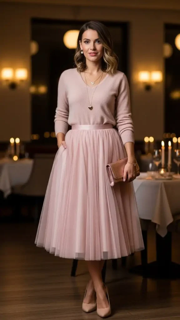 blush-tulle-skirt-with-fitted-sweater