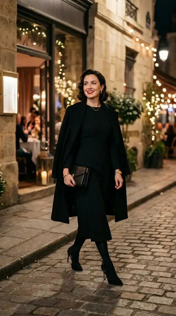 17 Best Dress Code for Valentine’s Day to Look Chic and Stylish 11 classic-in-all-black