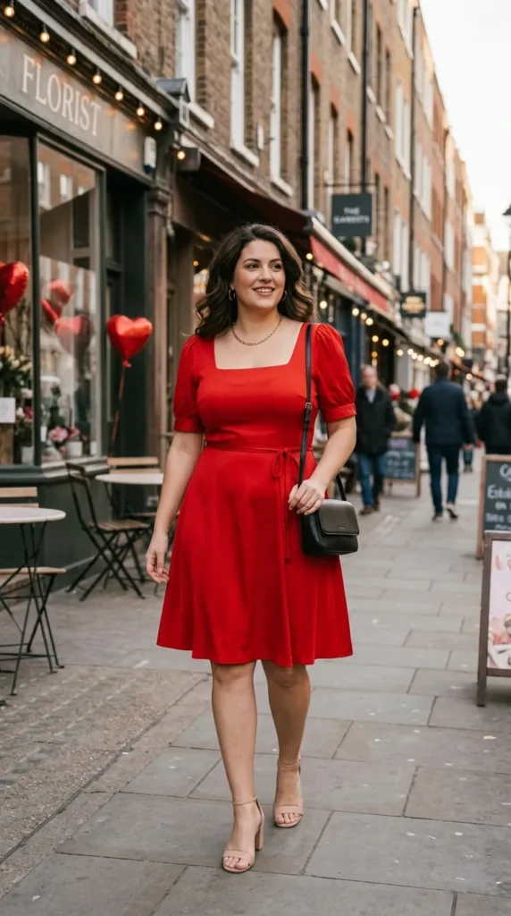 16+ Valentine's Day Outfit For Women: Trendy Ideas to Try This Year 2 classic-red-dress-for-a-timeless-look