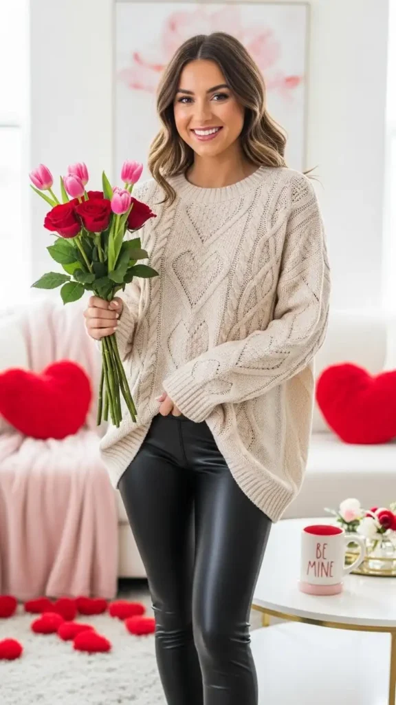 cream-oversized-sweater-with-leather-leggings