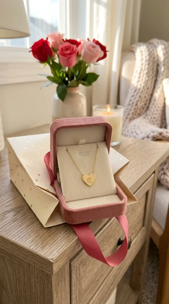 15 Romantic Valentine's Day Gift Ideas for Girlfriend She Will Adore 4 gold-initial-heart-necklace