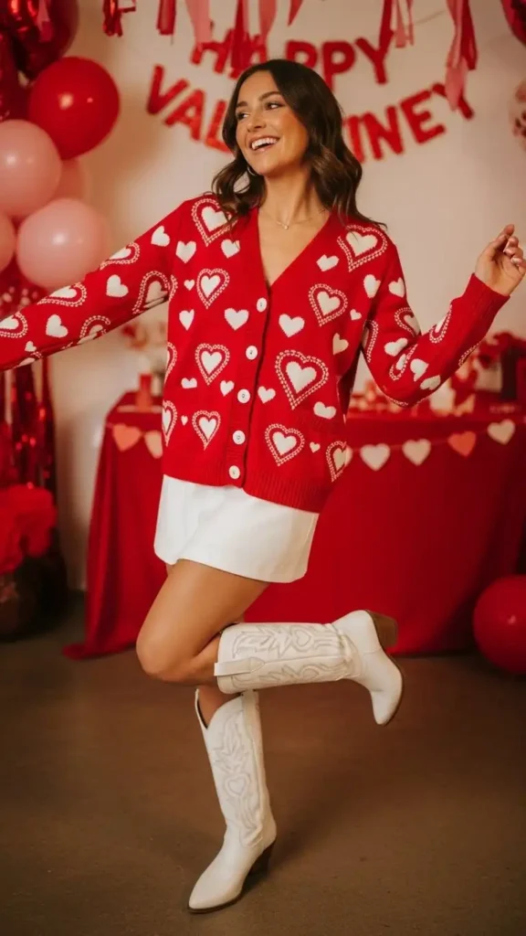 heart-cardigan-with-white-mini-and-cowboy-boots