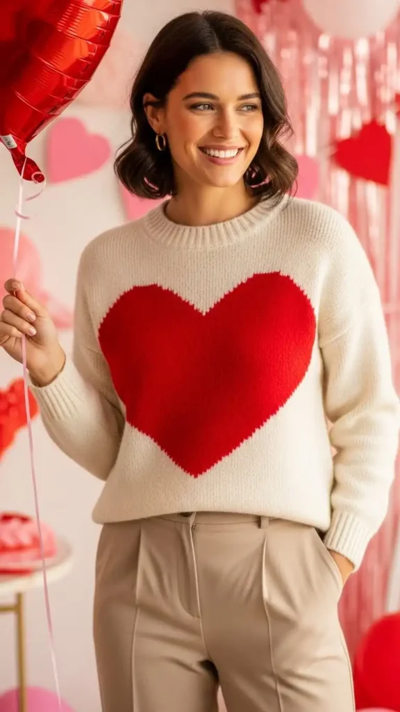 heart-sweater-with-neutral-trousers