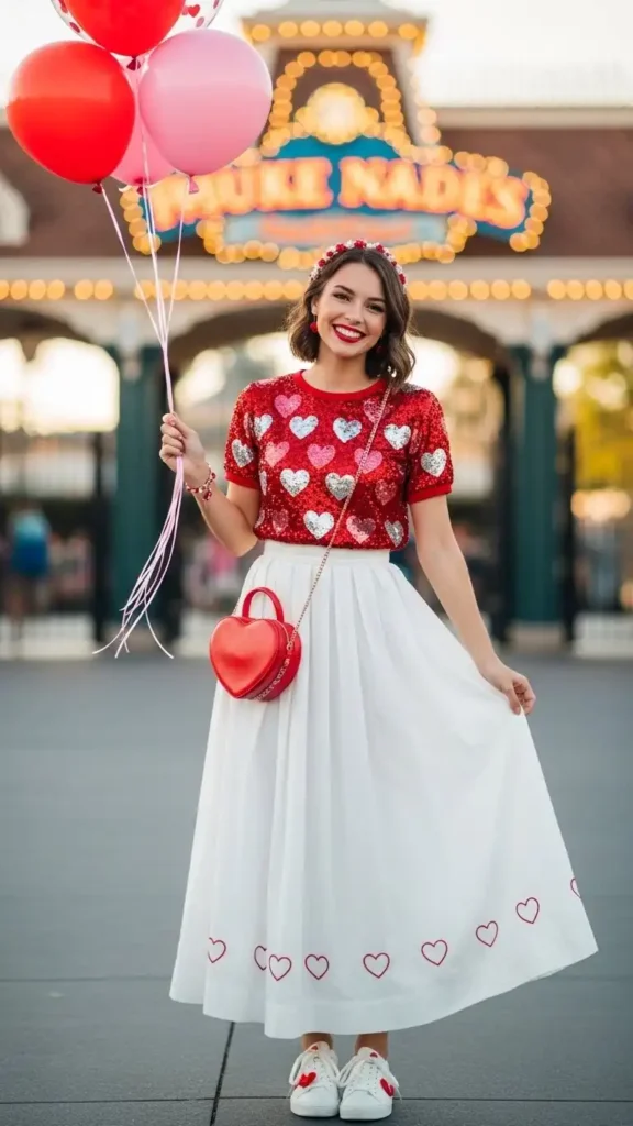 heart-top-with-white-skirt-for-theme-park