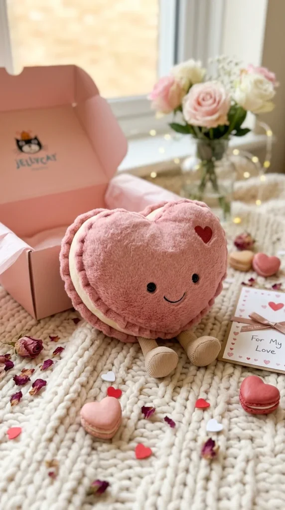15 Romantic Valentine's Day Gift Ideas for Girlfriend She Will Adore 3 jellycat-heart-macaron-plush