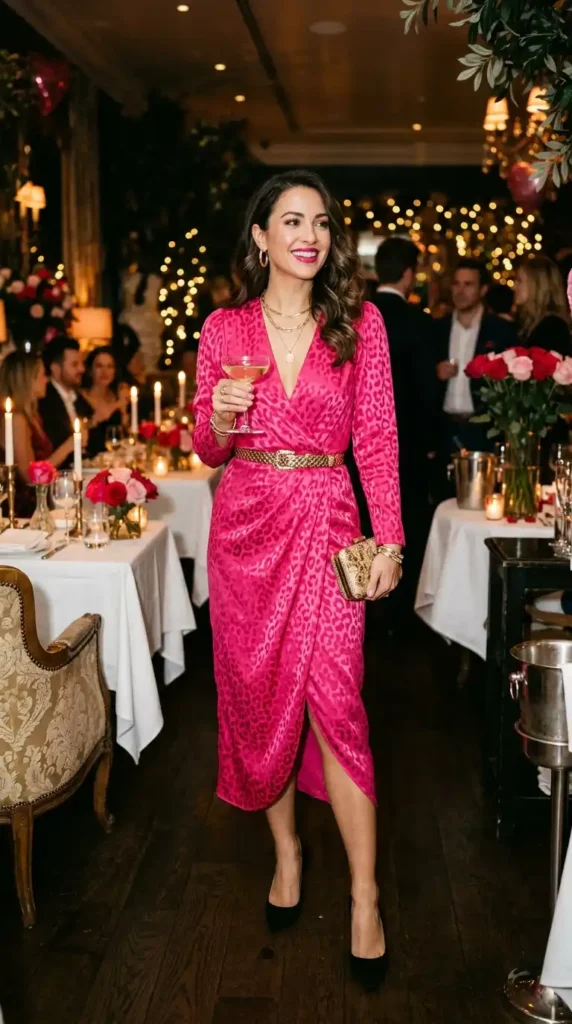 17 Best Dress Code for Valentine’s Day to Look Chic and Stylish 5 leopard-print-pink