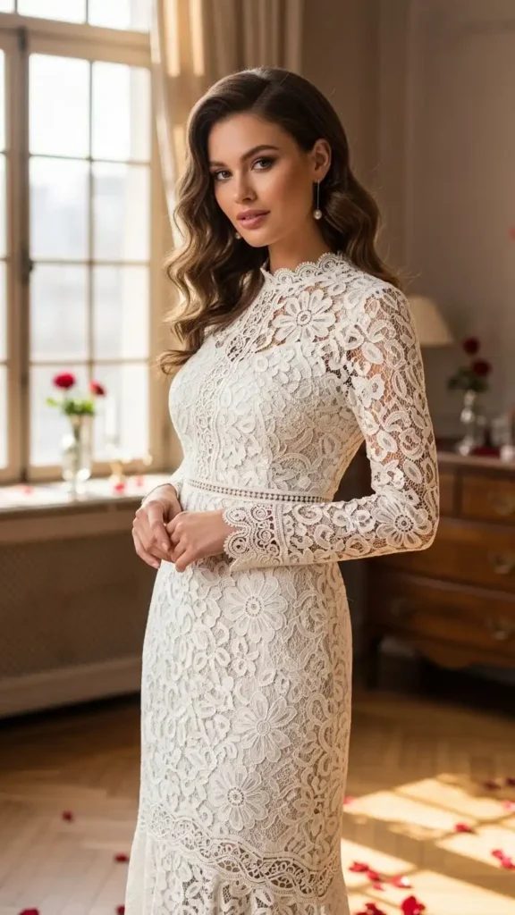 long-sleeve-lace-dress-in-cream.