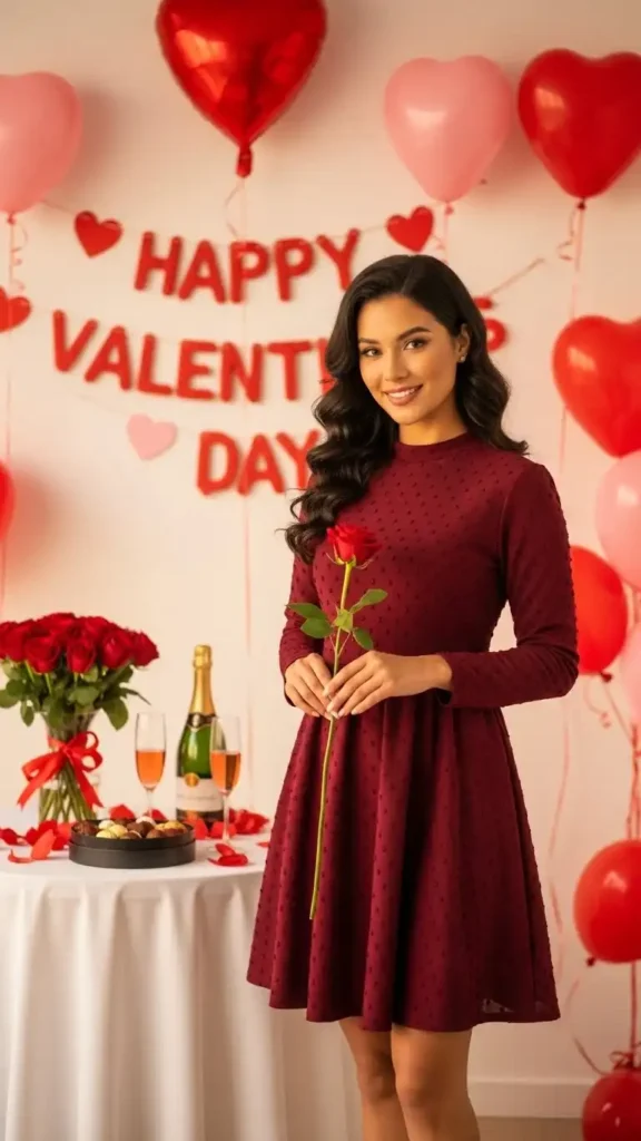 maroon-swiss-dot-dress