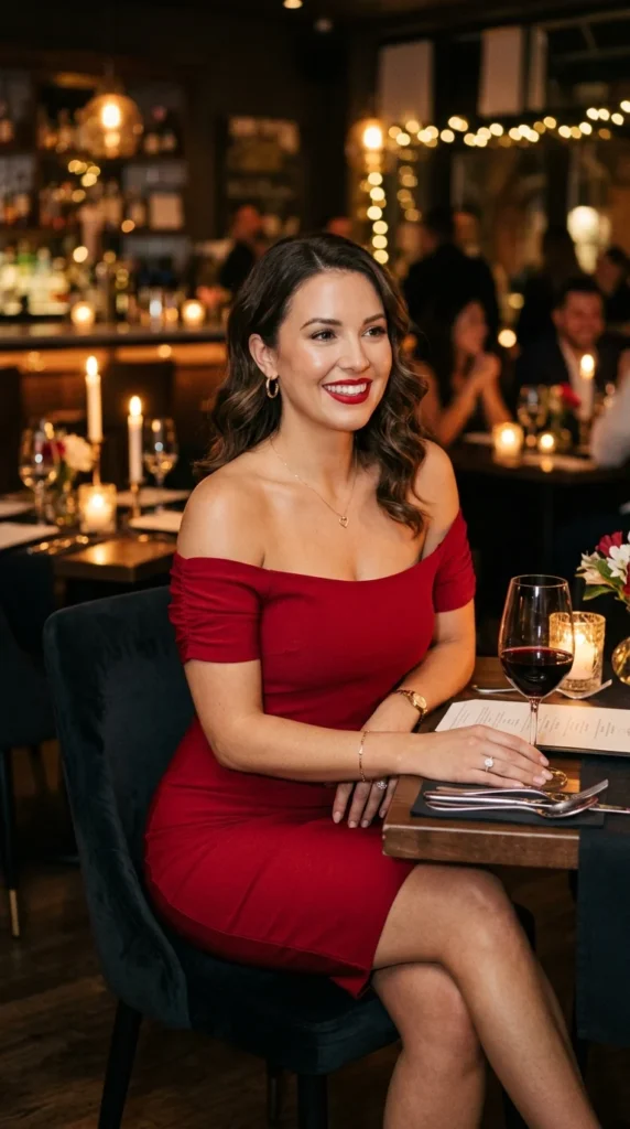 off-shoulder-red-bodycon