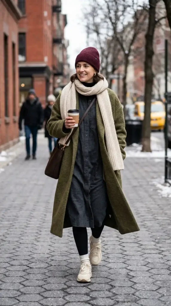 oversized-shirt-dress-and-sneakers