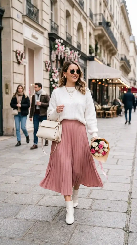 17 Best Dress Code for Valentine’s Day to Look Chic and Stylish 4 pink-white