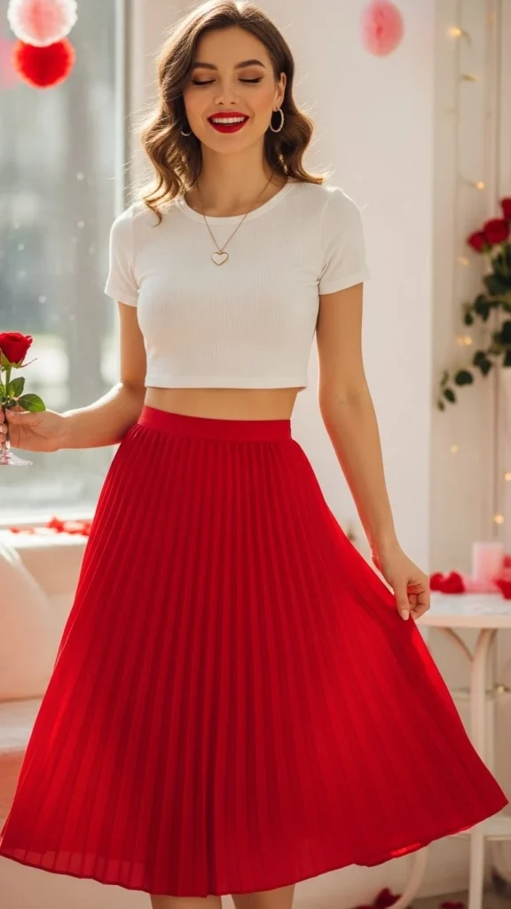 pleated-midi-skirt-with-crop-top