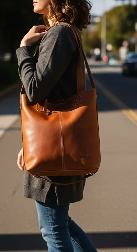 17 Stylish Everyday Bag Ideas for Your Daily Routine 6 portland-leather-goods-medium-crossbody-tote