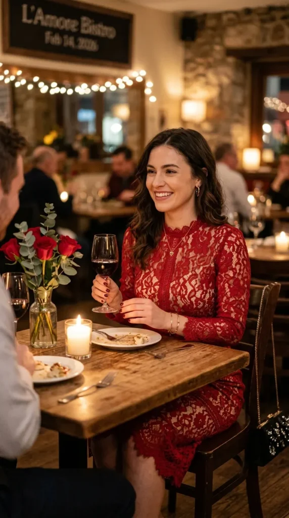 17 Cute Valentine’s Date Night Outfits for Women to Try This Year 7 romantic-lace