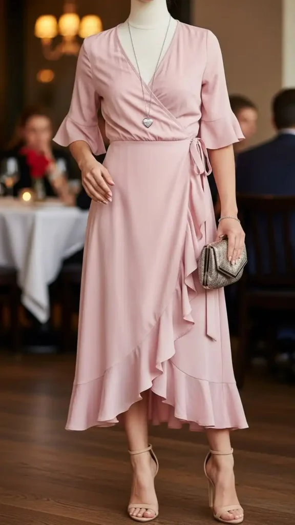 soft-pink-wrap-dress