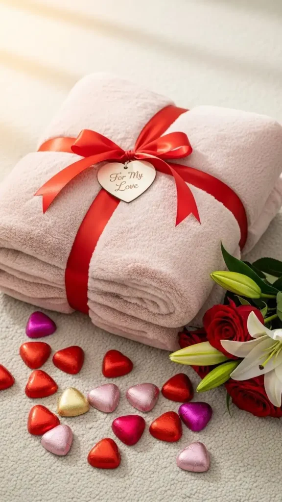 15 Romantic Valentine's Day Gift Ideas for Girlfriend She Will Adore 15 weighted-faux-fur-blanket