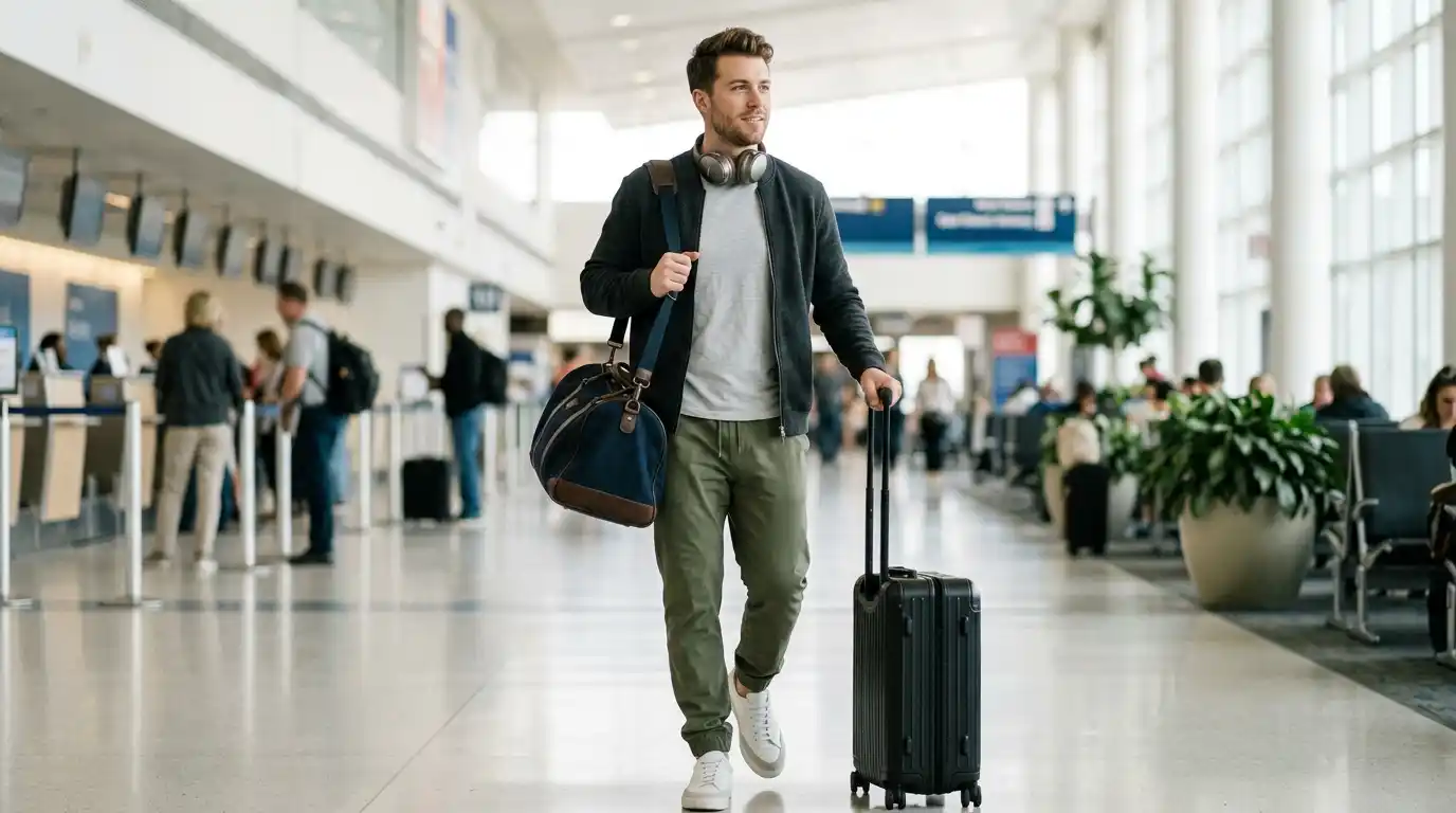 20 Airport Outfit Ideas for Men to Try Today in Style 1 20-Stylish-Airport-Outfit-Ideas-for-Men-with-Travel-Comfort